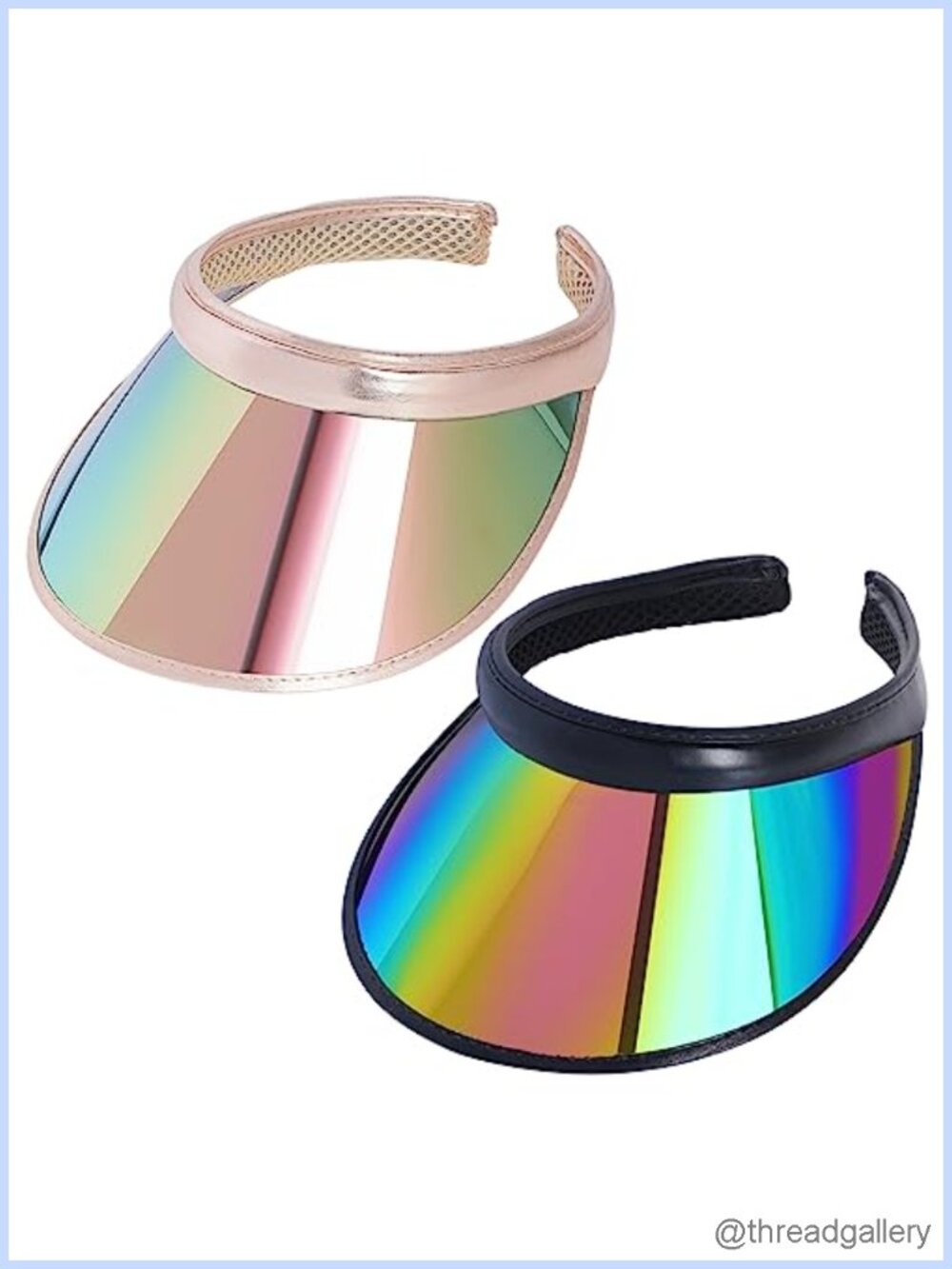 2 Pack UV Sun Visor Hats for Men Women Sports